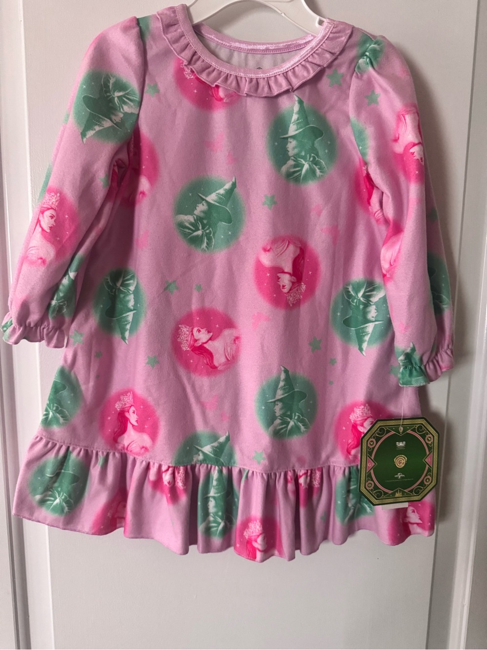 Wicked Elphaba and Glinda Universal nightgown dress, size 2T